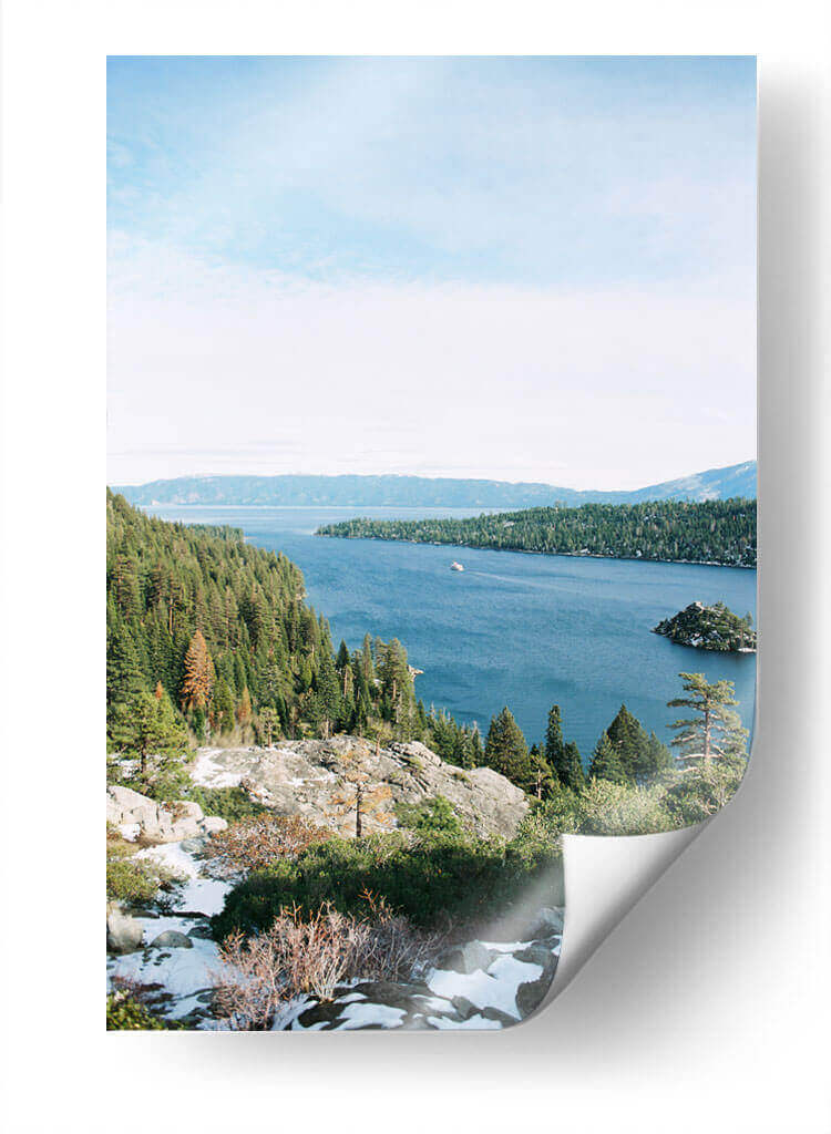 LAKE TAHOE - Tahoe en color pastel - Raúl Ruz | Cuadro decorativo de Canvas Lab