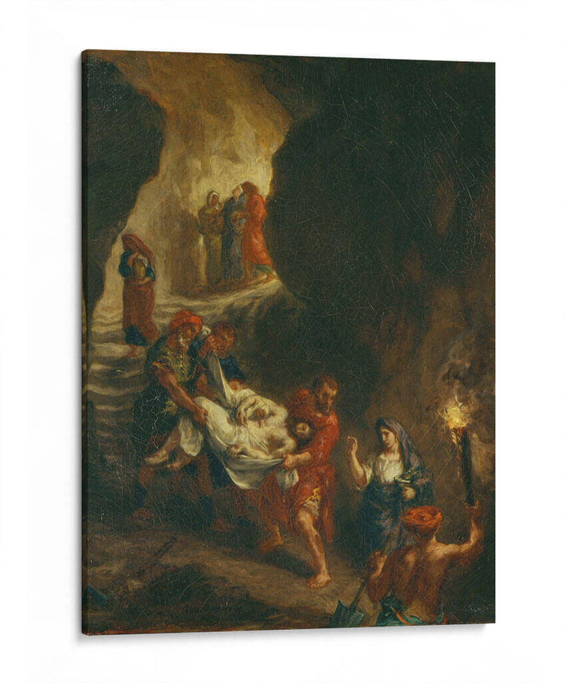 Cristo llevado a la tumba - Eugène Delacroix | Cuadro decorativo de Canvas Lab