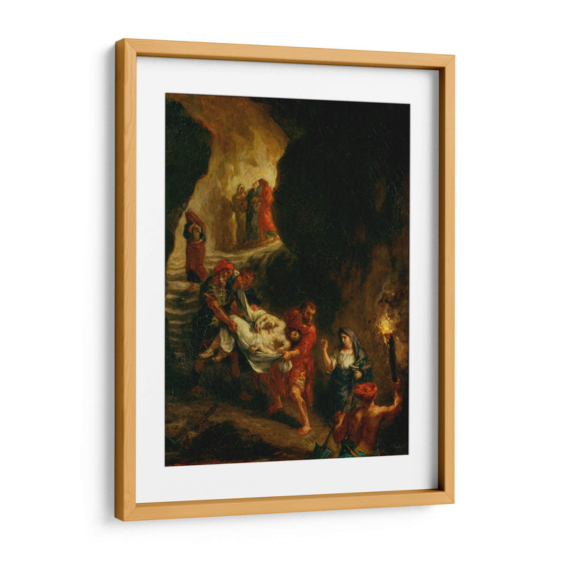 Cristo llevado a la tumba - Eugène Delacroix | Cuadro decorativo de Canvas Lab