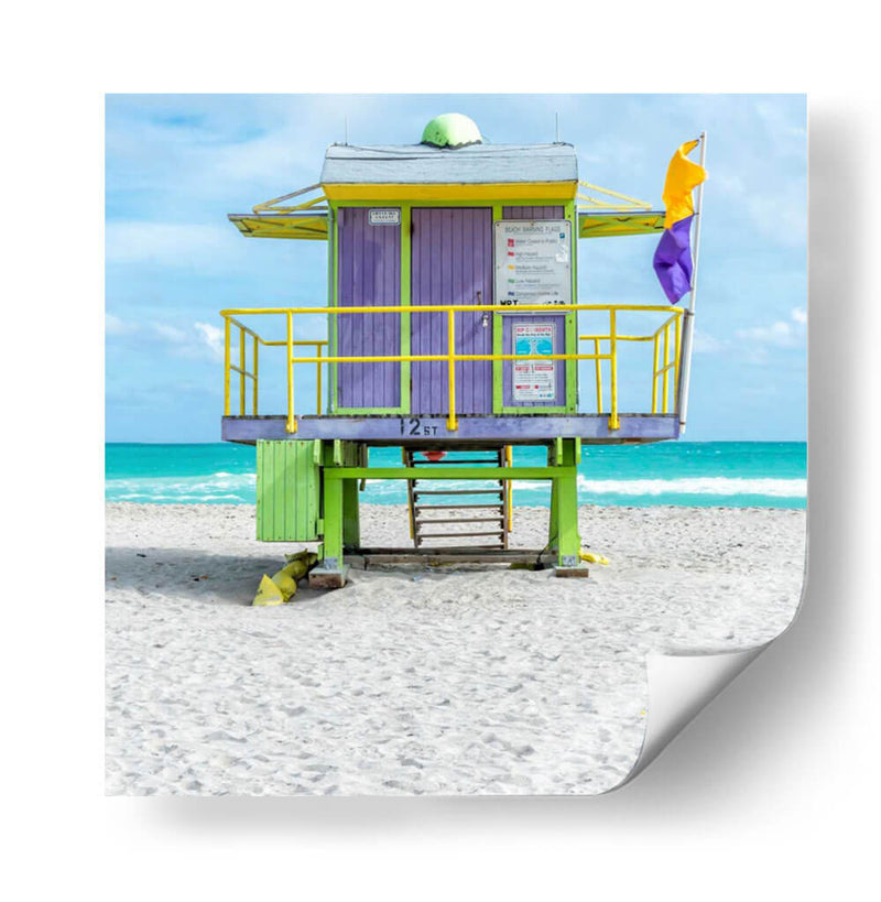 Miami Beach Viii - Richard Silver | Cuadro decorativo de Canvas Lab