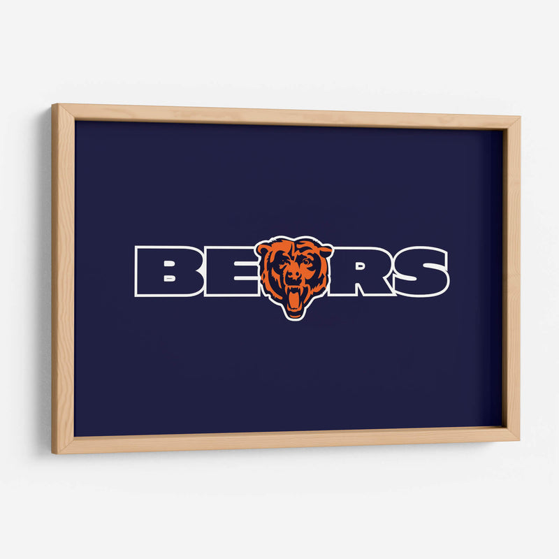 Chicago Bears logo | Cuadro decorativo de Canvas Lab