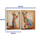 La vida del gato - Set de 2 - Rodríguez Marconi - Cuadro decorativo | Canvas Lab