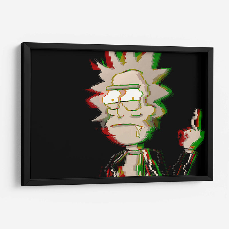 Distorted Rick | Cuadro decorativo de Canvas Lab