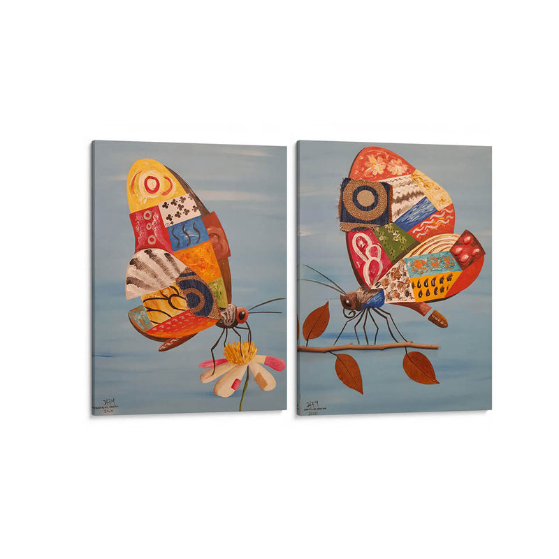Mariposa - Set de 2 - Rodríguez Marconi - Cuadro decorativo | Canvas Lab