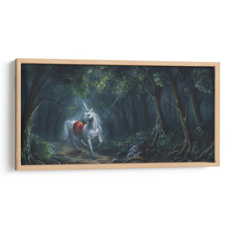 Unicornio en el bosque | Cuadro decorativo de Canvas Lab
