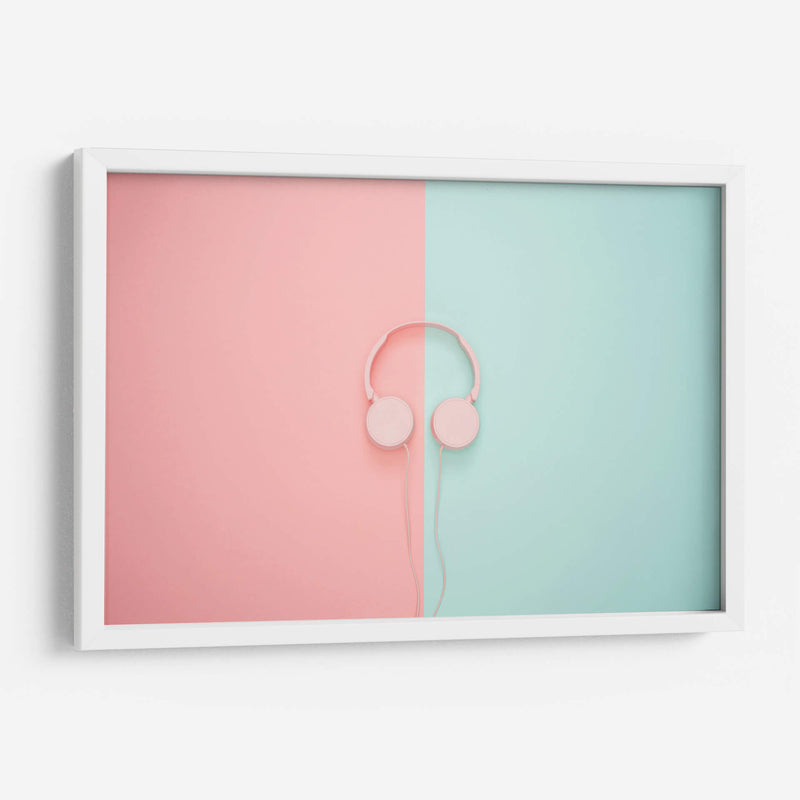 Audífonos duotono | Cuadro decorativo de Canvas Lab