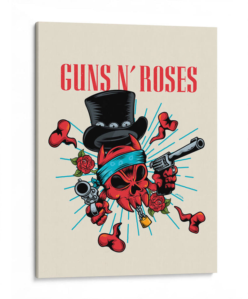 Guns n Roses poster | Cuadro decorativo de Canvas Lab