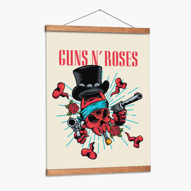 Guns n Roses poster | Cuadro decorativo de Canvas Lab