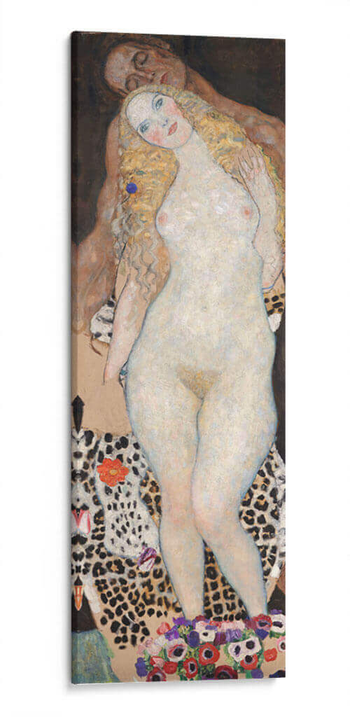 Adán y Eva - Gustav Klimt | Cuadro decorativo de Canvas Lab