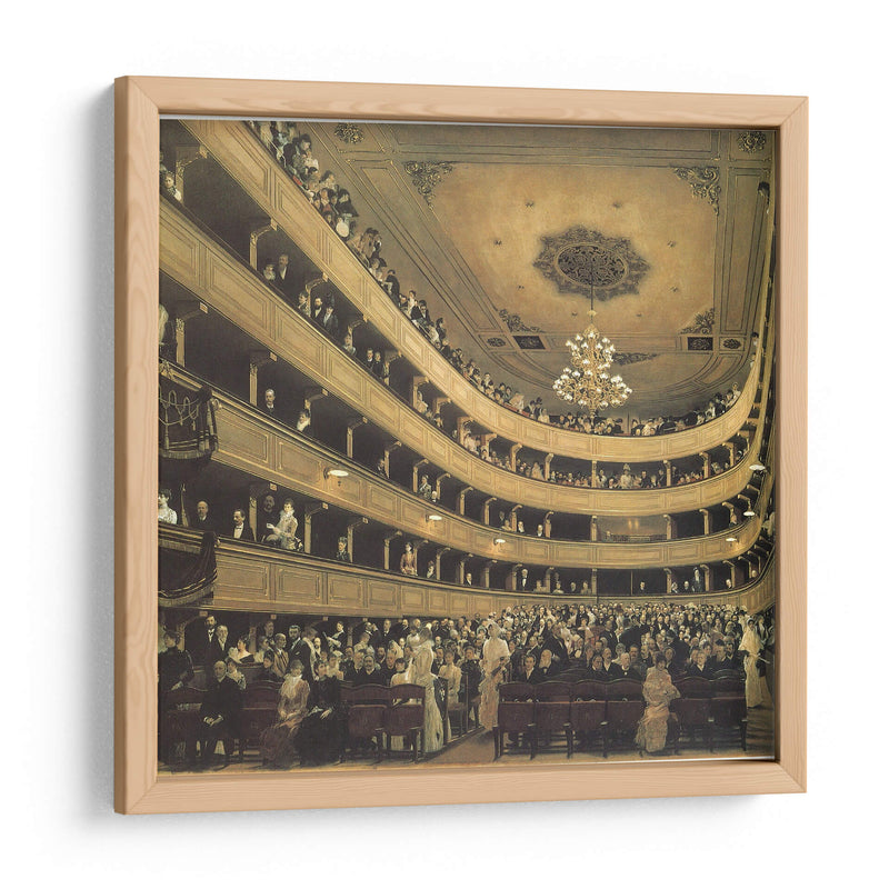 Auditorio del viejo Burgtheater de Viena - Gustav Klimt | Cuadro decorativo de Canvas Lab