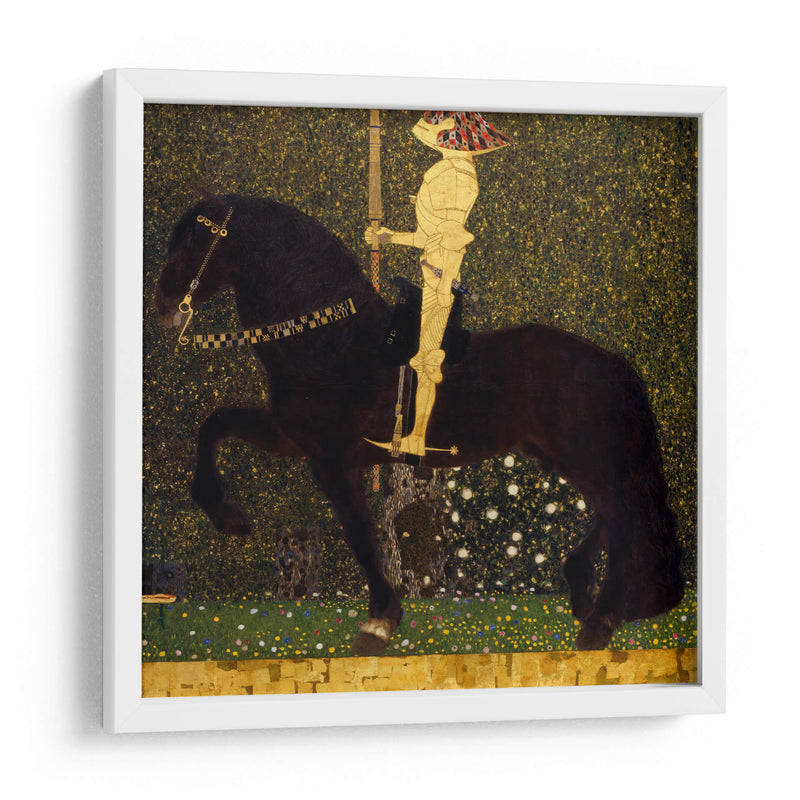 El caballero de oro (la vida como combate) - Gustav Klimt | Cuadro decorativo de Canvas Lab