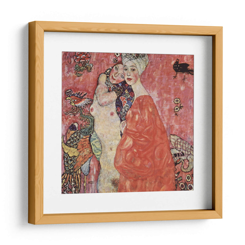 Las amigas - Gustav Klimt | Cuadro decorativo de Canvas Lab