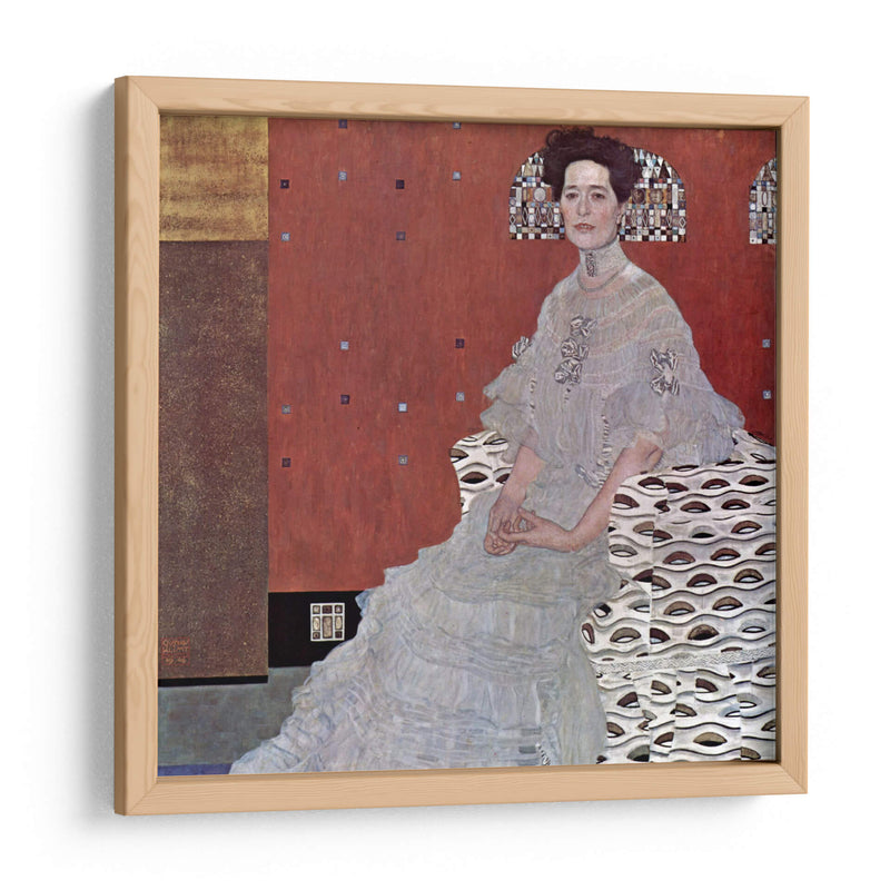 Retrato de Fritza Riedler - Gustav Klimt | Cuadro decorativo de Canvas Lab