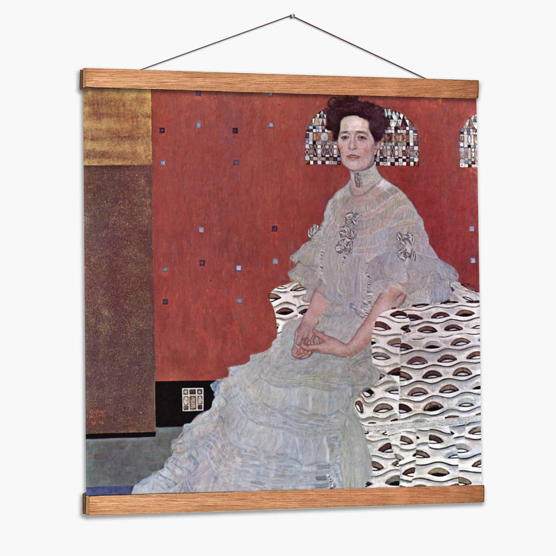 Retrato de Fritza Riedler - Gustav Klimt | Cuadro decorativo de Canvas Lab
