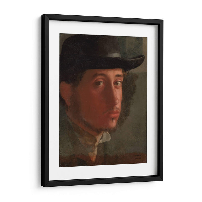 Autorretrato (1857-1858) - Edgar Degas | Cuadro decorativo de Canvas Lab