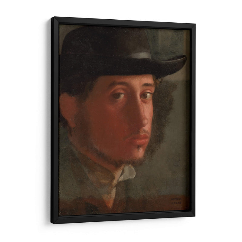 Autorretrato (1857-1858) - Edgar Degas | Cuadro decorativo de Canvas Lab