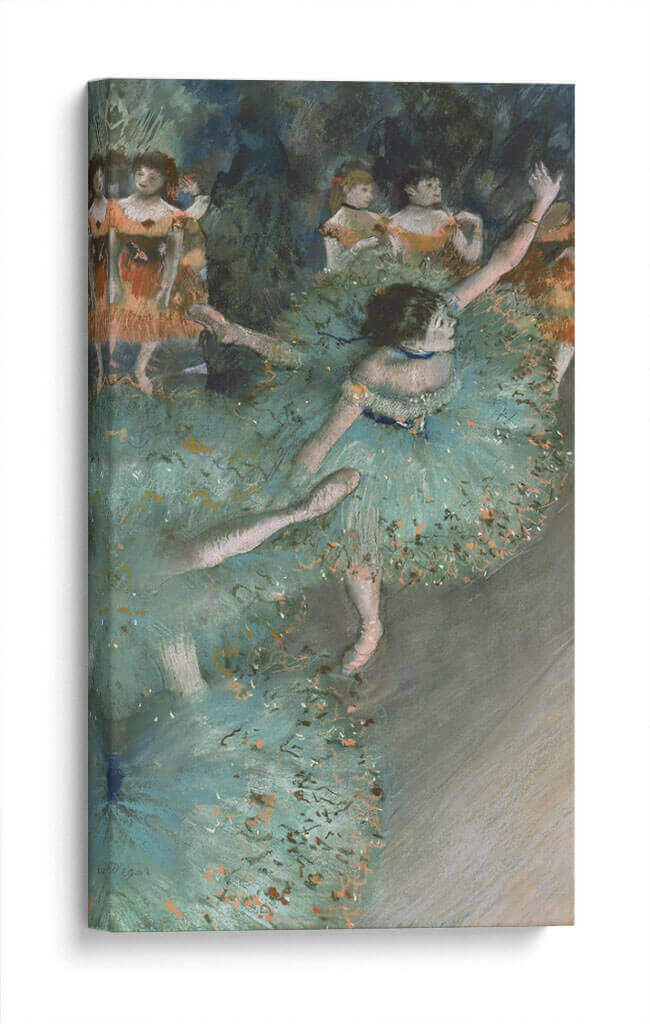 Bailarina basculando (bailarina verde) - Edgar Degas | Cuadro decorativo de Canvas Lab