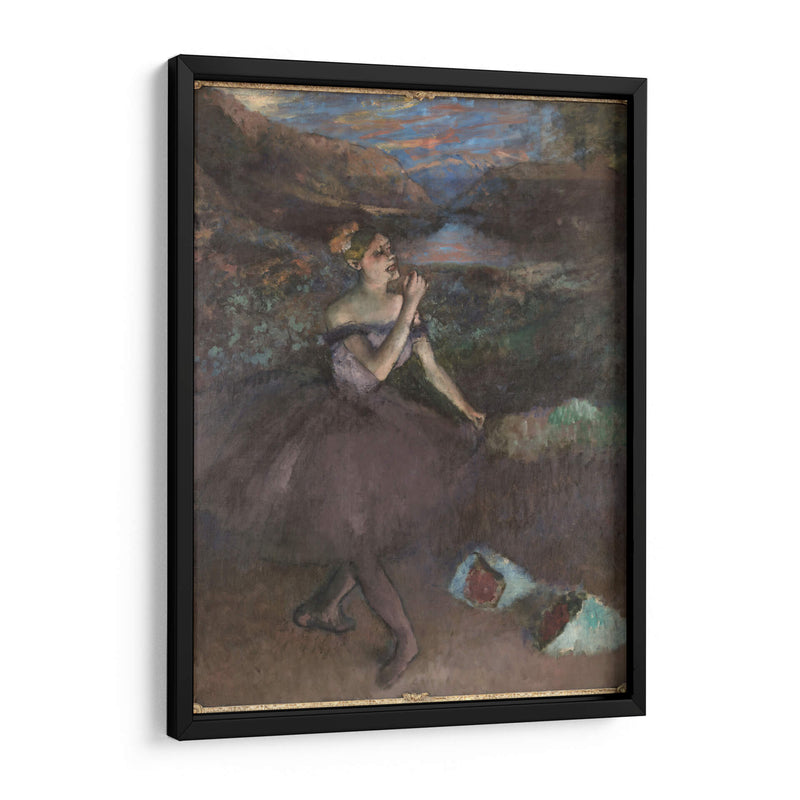 Bailarina con ramos de flores - Edgar Degas | Cuadro decorativo de Canvas Lab