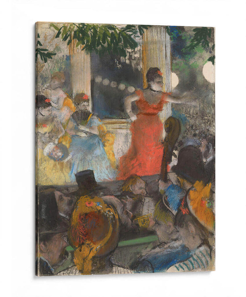 El café-concierto en Les Ambassadeurs - Edgar Degas | Cuadro decorativo de Canvas Lab