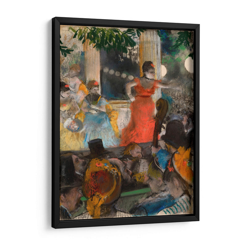 El café-concierto en Les Ambassadeurs - Edgar Degas | Cuadro decorativo de Canvas Lab