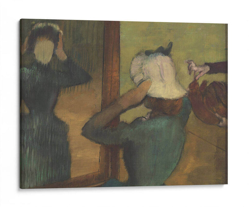 En la sombrerería - Edgar Degas | Cuadro decorativo de Canvas Lab