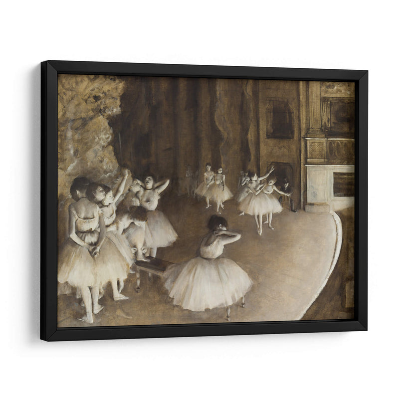 Ensayo en el escenario - Edgar Degas | Cuadro decorativo de Canvas Lab
