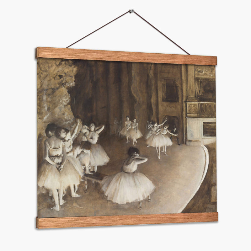 Ensayo en el escenario - Edgar Degas | Cuadro decorativo de Canvas Lab