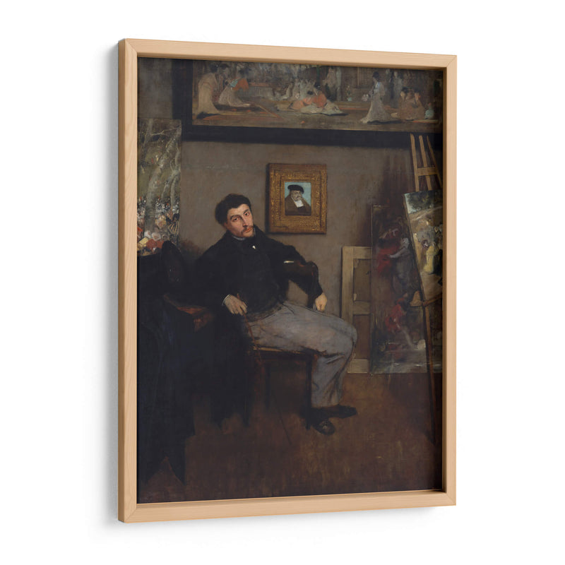 James-Jacques-Joseph Tissot - Edgar Degas | Cuadro decorativo de Canvas Lab