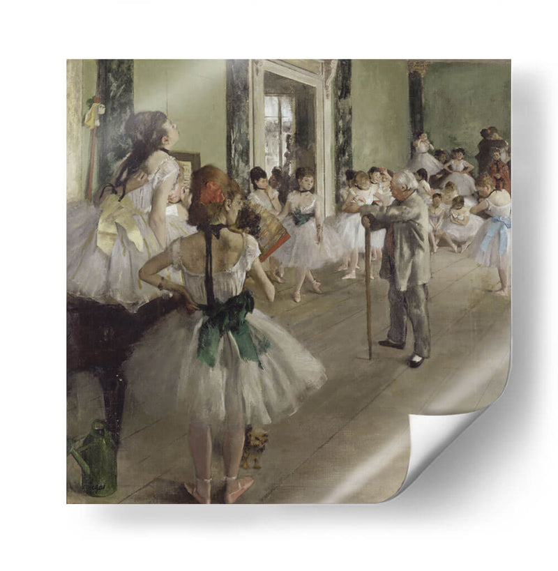 La clase de ballet - Edgar Degas | Cuadro decorativo de Canvas Lab