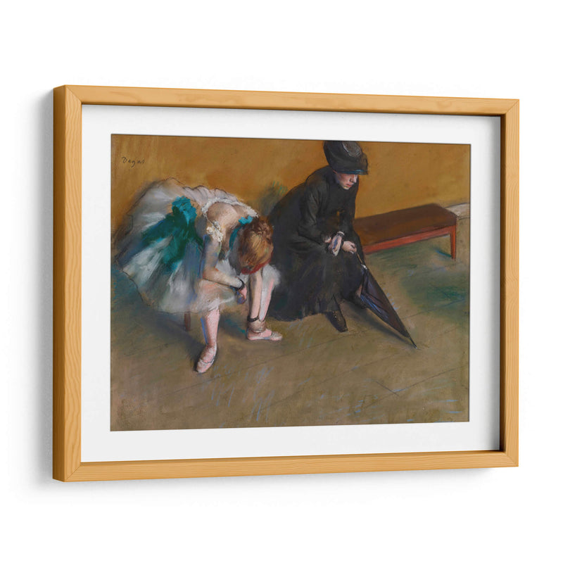 La espera - Edgar Degas | Cuadro decorativo de Canvas Lab