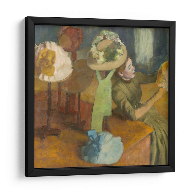 La tienda de sombreros - Edgar Degas | Cuadro decorativo de Canvas Lab