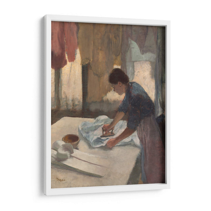 Mujer planchando - Edgar Degas | Cuadro decorativo de Canvas Lab