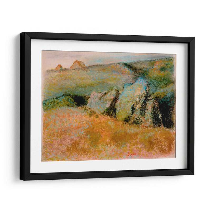 Paisaje con rocas - Edgar Degas | Cuadro decorativo de Canvas Lab