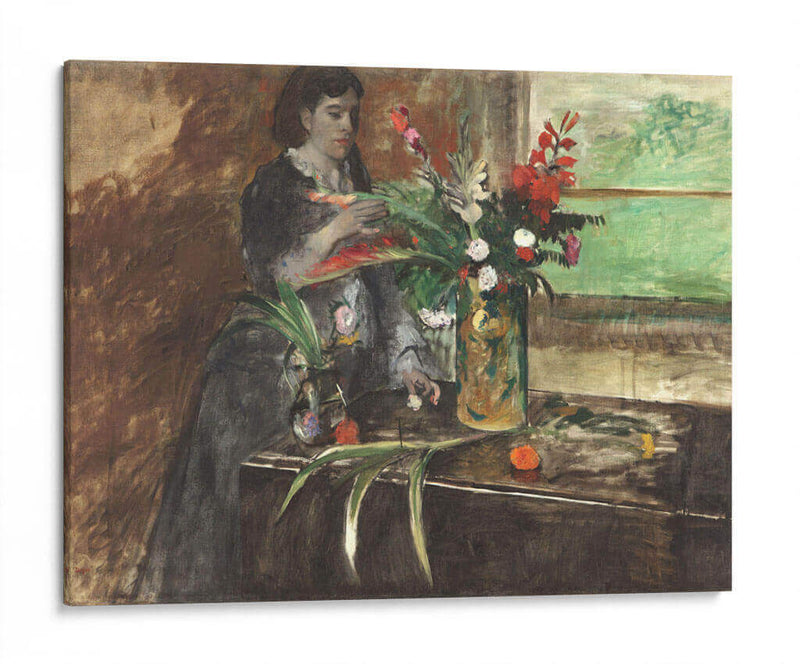 Retrato de Estelle Musson Degas - Edgar Degas | Cuadro decorativo de Canvas Lab