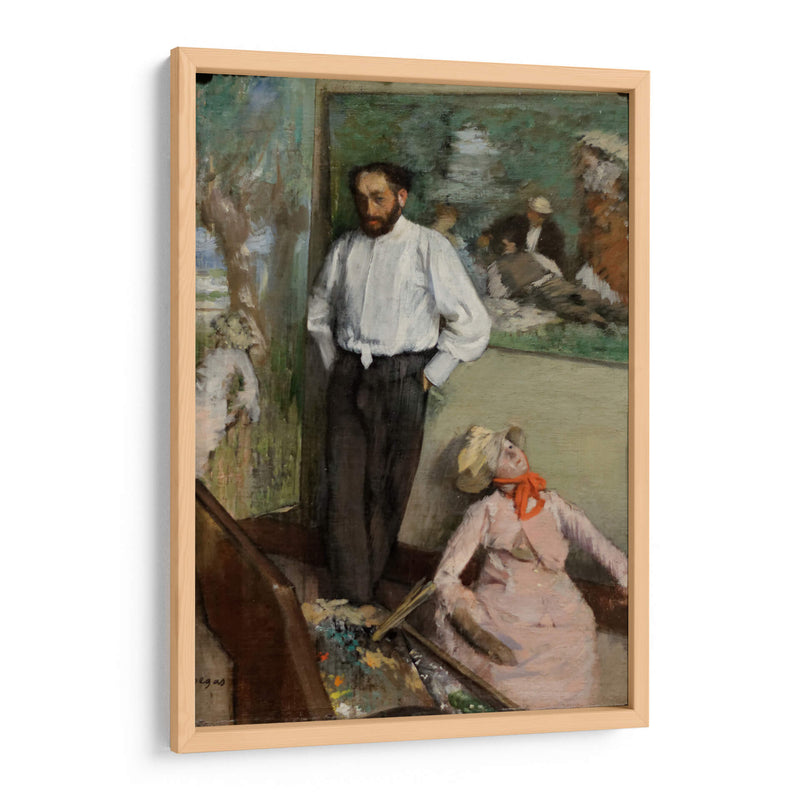 Retrato de Henri Michel-Lévy - Edgar Degas | Cuadro decorativo de Canvas Lab