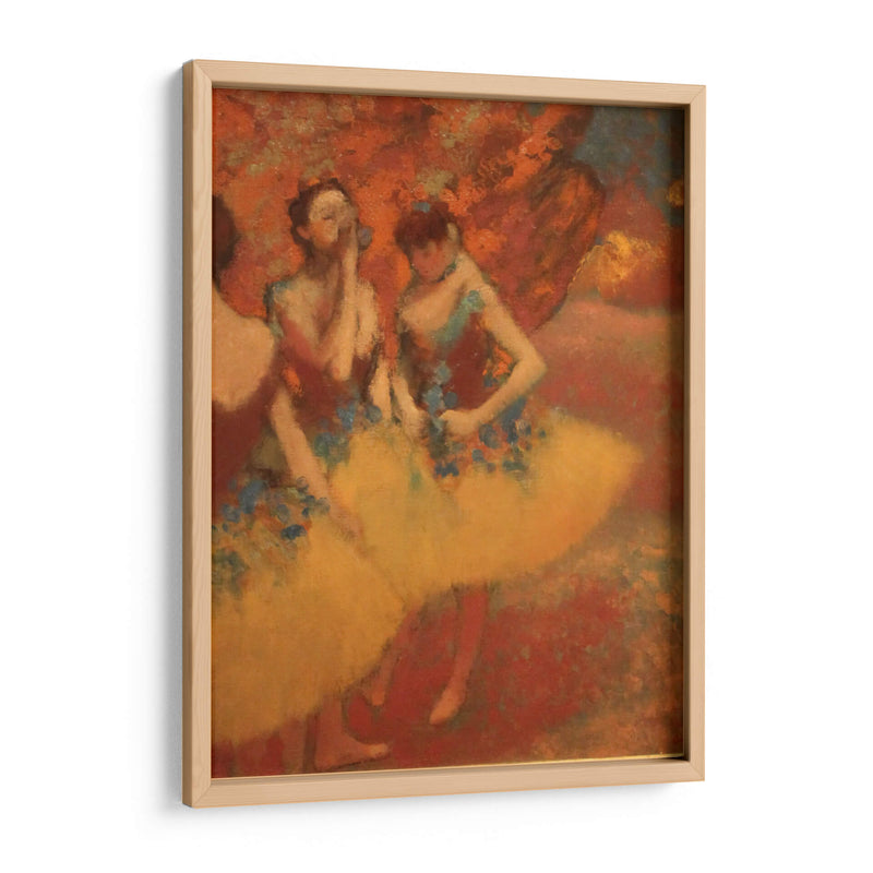 Tres bailarinas con faldas amarillas - Edgar Degas | Cuadro decorativo de Canvas Lab