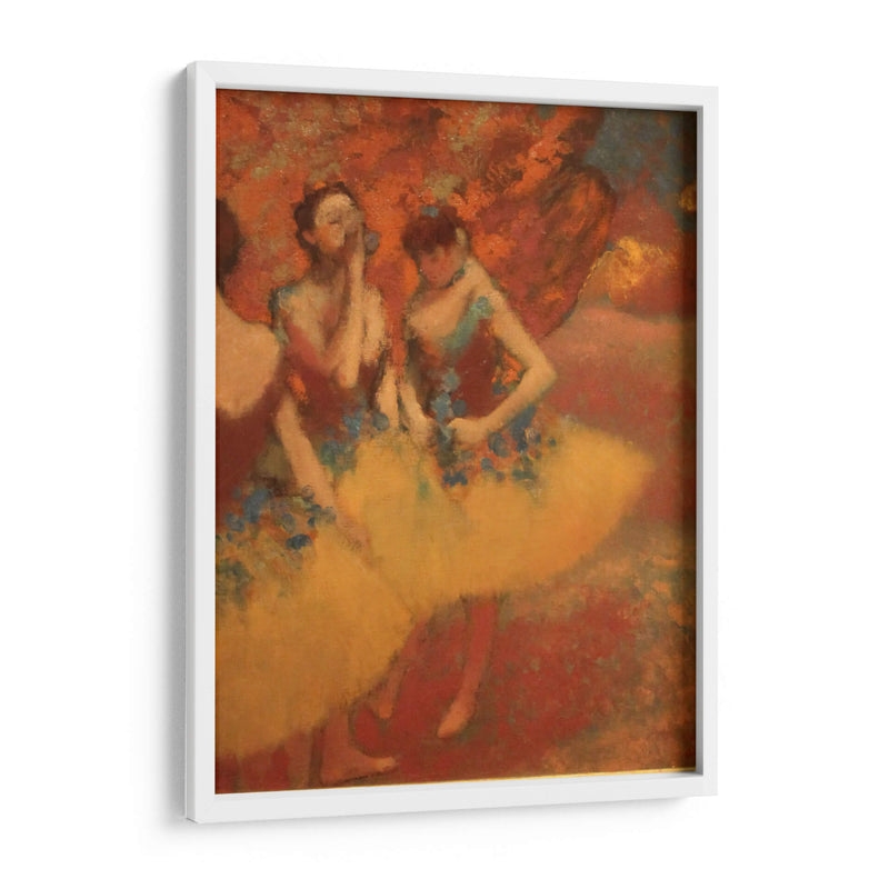 Tres bailarinas con faldas amarillas - Edgar Degas | Cuadro decorativo de Canvas Lab