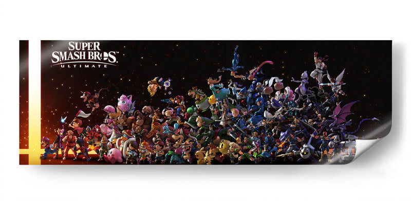 Universo Smash Bros. | Cuadro decorativo de Canvas Lab