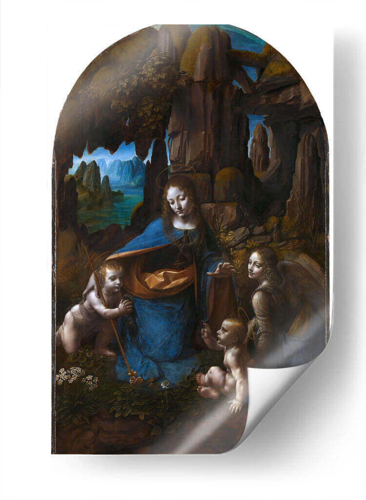 La Virgen de las rocas (versión Londres) - Leonardo da Vinci | Cuadro decorativo de Canvas Lab