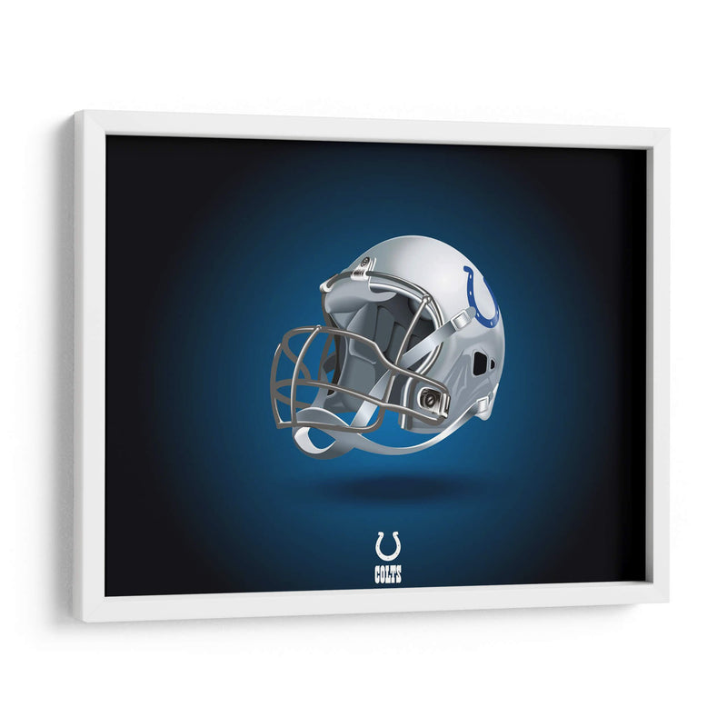 Indianapolis Colts helmet | Cuadro decorativo de Canvas Lab