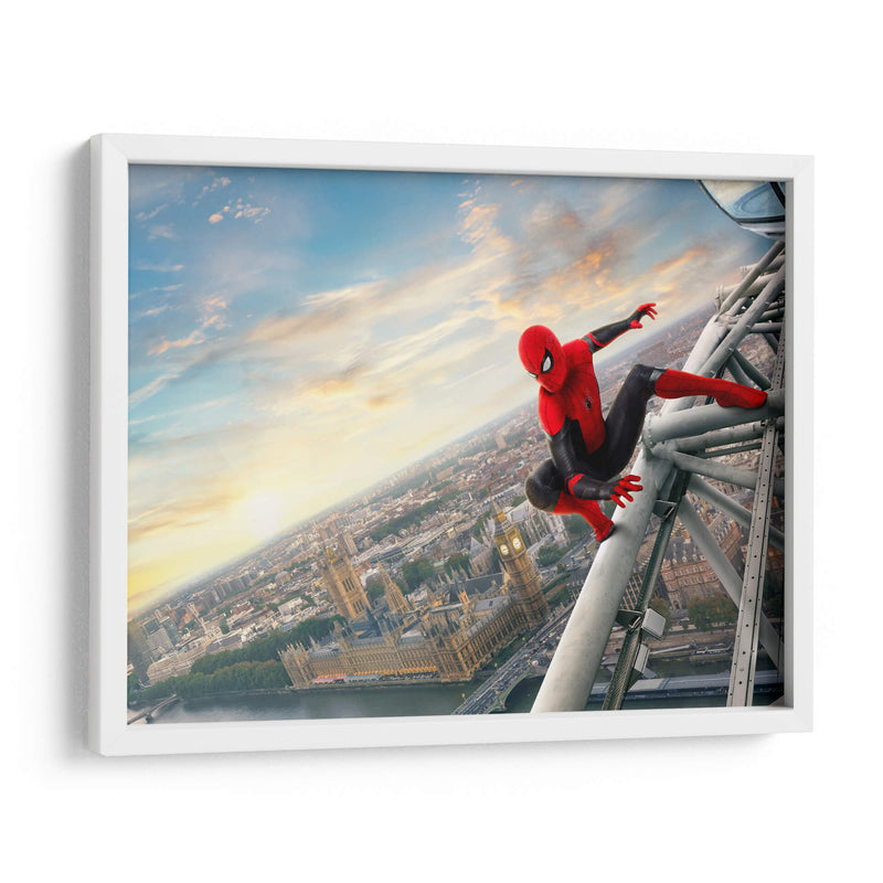 Spider-Man y el Parlamento británico | Cuadro decorativo de Canvas Lab