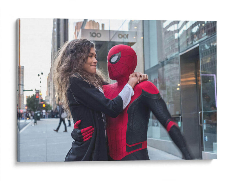 Spider-Man salvando el día | Cuadro decorativo de Canvas Lab