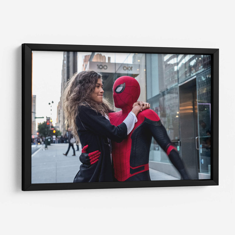 Spider-Man salvando el día | Cuadro decorativo de Canvas Lab