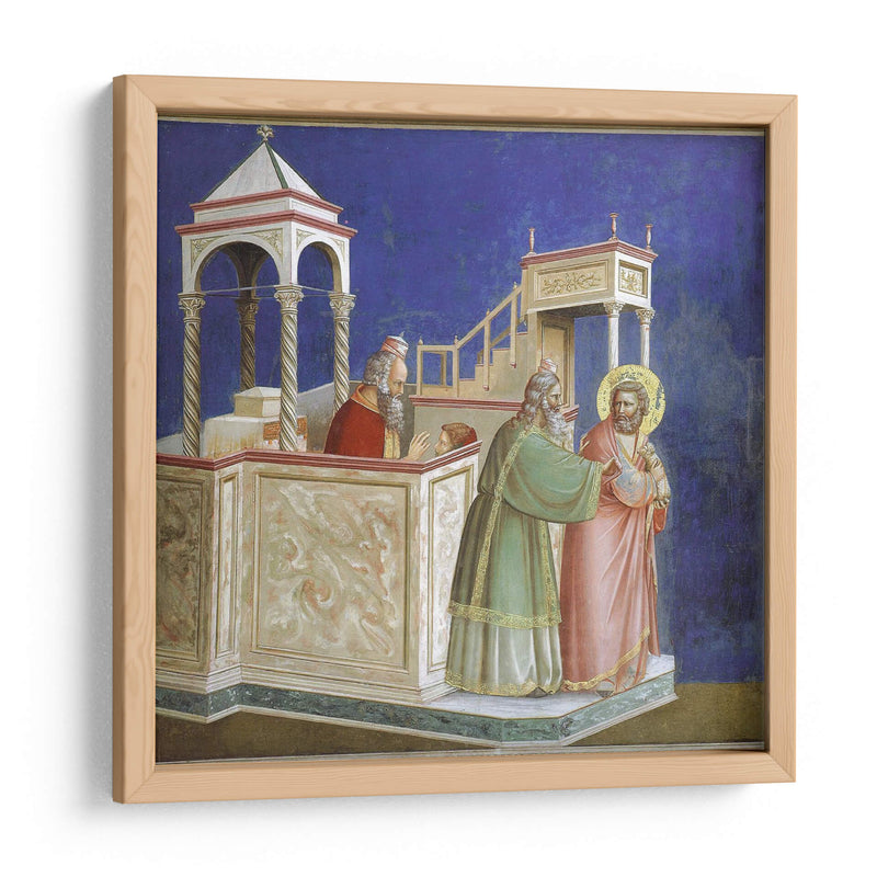 Joaquín expulsado del Templo - Giotto | Cuadro decorativo de Canvas Lab