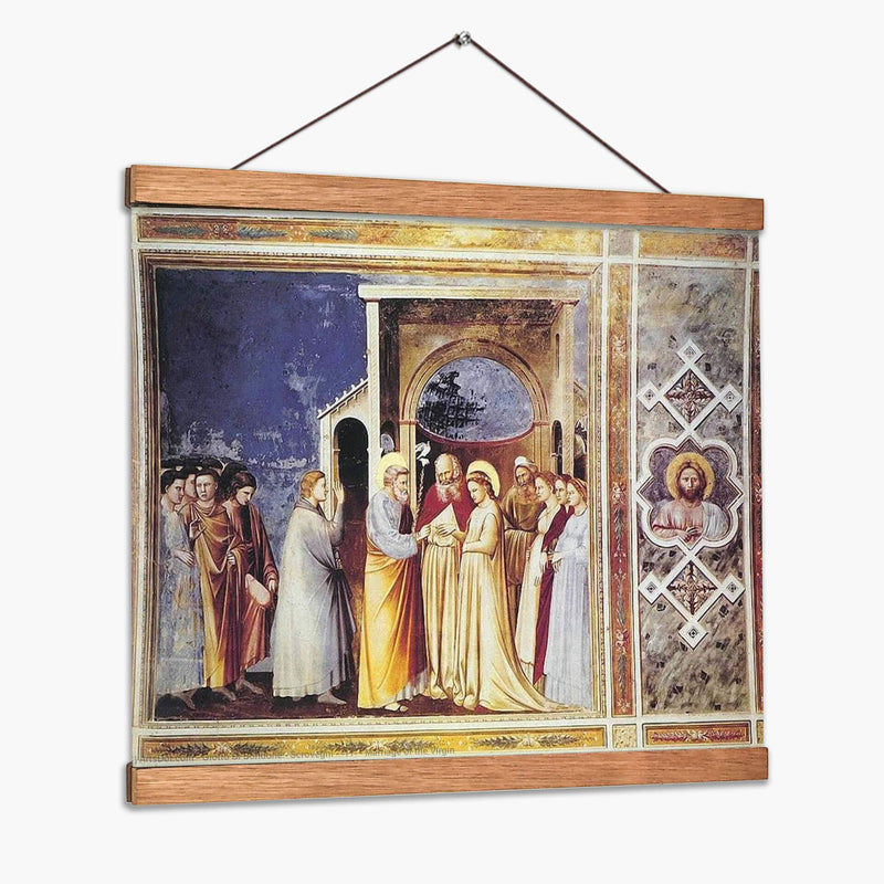 Los desposorios de la Virgen - Giotto | Cuadro decorativo de Canvas Lab