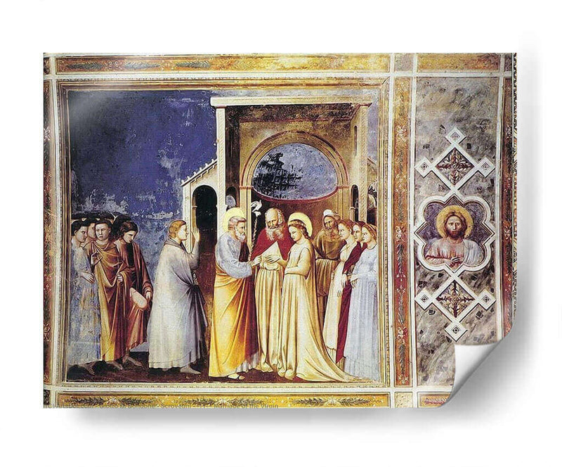 Los desposorios de la Virgen - Giotto | Cuadro decorativo de Canvas Lab
