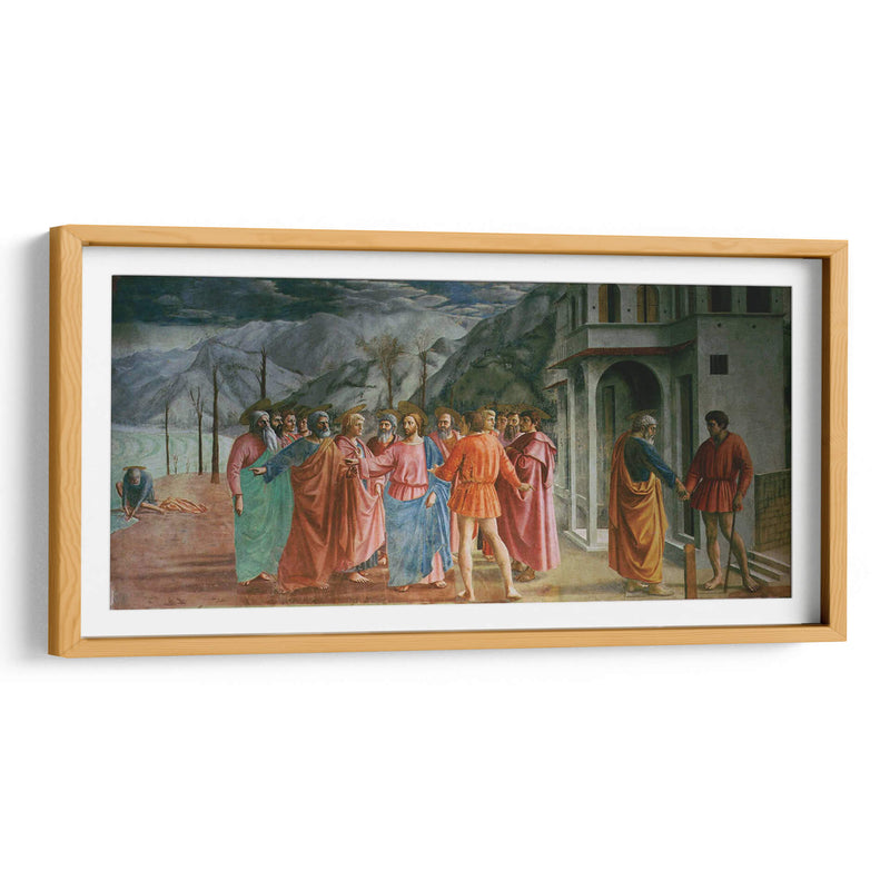 El pago del tributo - Masaccio | Cuadro decorativo de Canvas Lab