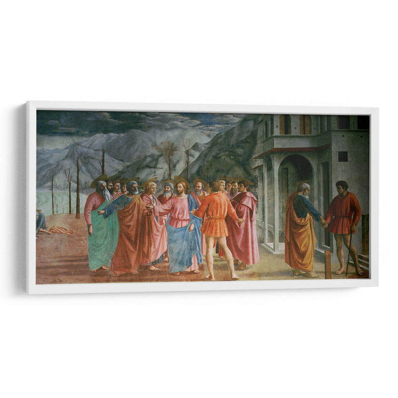 El pago del tributo - Masaccio | Cuadro decorativo de Canvas Lab