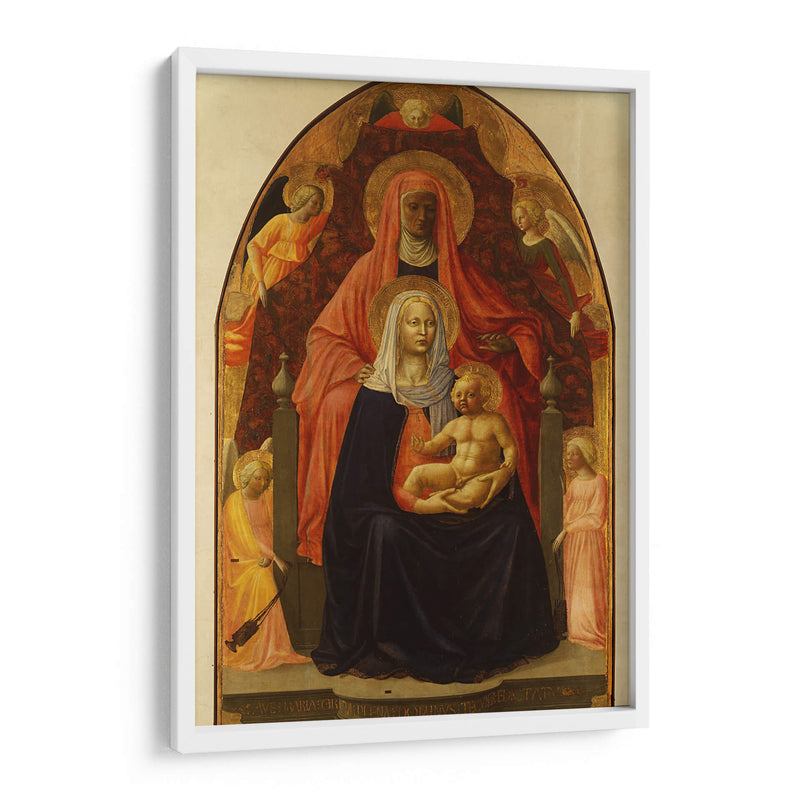 Virgen con el Niño y Santa Ana - Masaccio | Cuadro decorativo de Canvas Lab