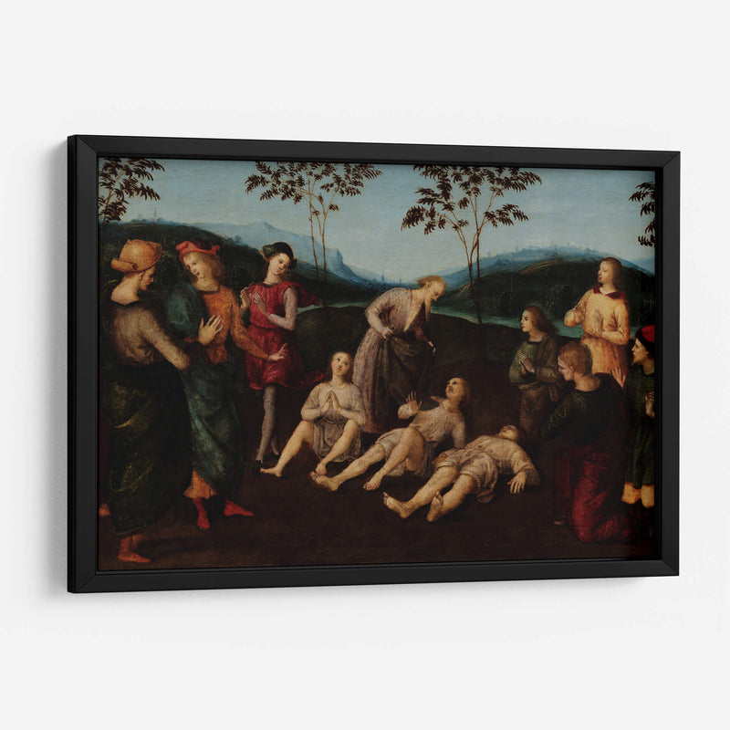 El milagro de san Eusebio de Cremona - Rafael Sanzio | Cuadro decorativo de Canvas Lab